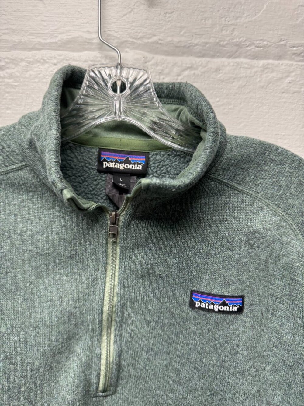 Patagonia Women's Better Sweater 1/4-Zip Fleece - Hemlock Green - Picture 4 of 4